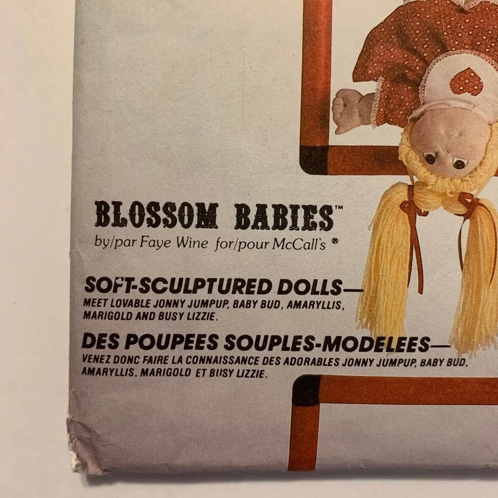 McCalls‎ Vintage 1980's Pattern #P908 Blossom Babies Clothing/Wardrobe